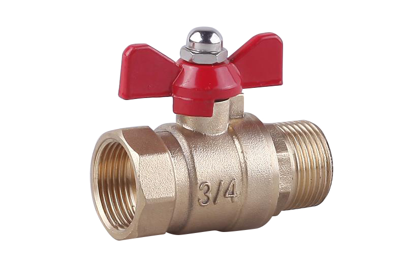 卡套式三通球阀